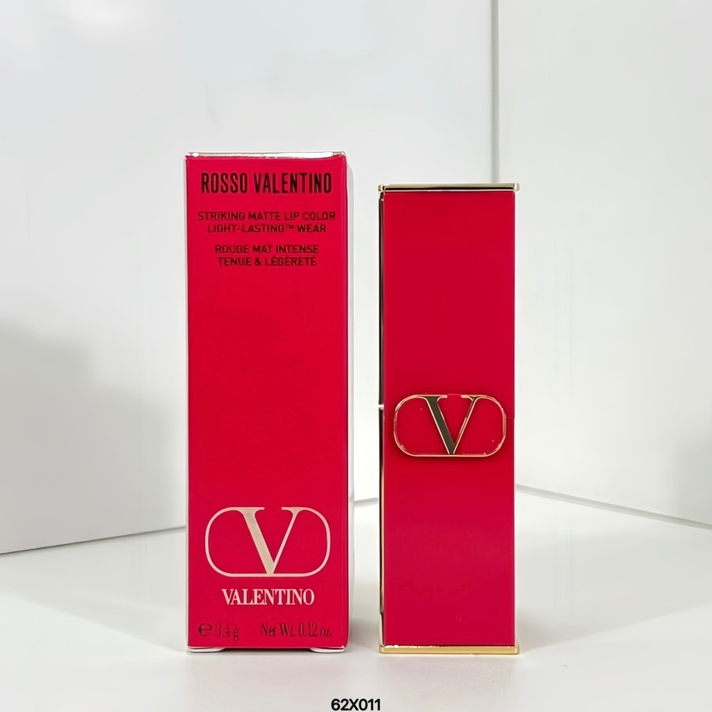 แฟชั่น แฟชั่น ❤ เวอร์ชั่นเกาหลี P50. Warren Tiannu ลิปสติกหลอดสีแดง 62X011 รหัสสามารถติดตั้งฉลากจีนไ