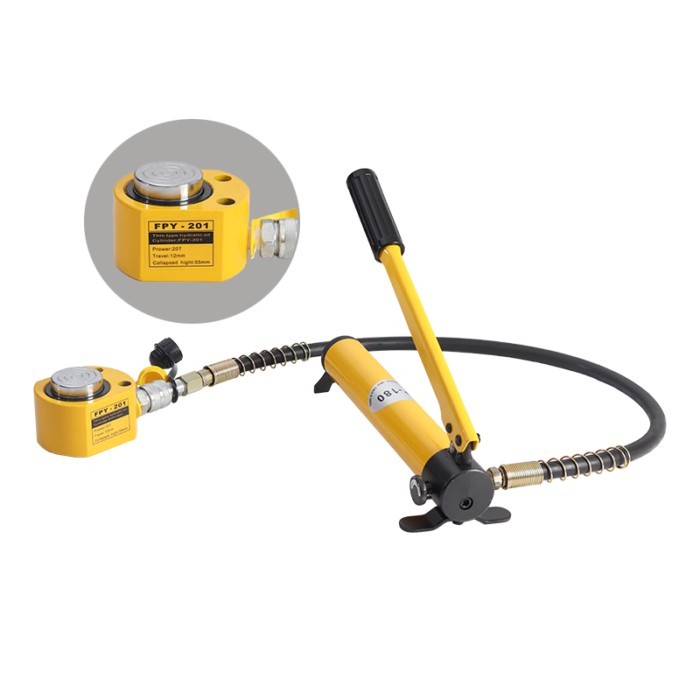 FPY-201 Electric Separated Ultra-Thin Hydraulic Lifting Jack Portable Electric Hydraulic Jack with