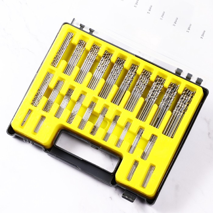 150 pcs/set Electric Drill Twist Drill Bit Set 0.4-0.9 each 10PC/1.0-3.2 each 5PC for wood drilling