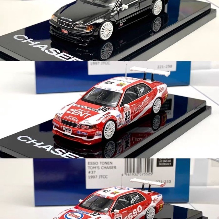 新品现货IG x HJ64 1:64 ESSO TONEN Chaser 1997 JTC 模合金车