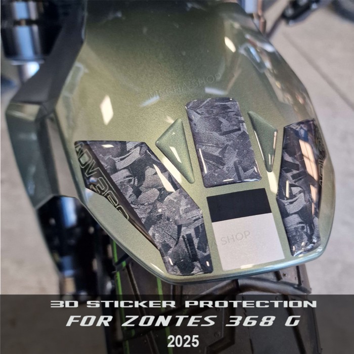 368g adv fender protection motorcycle accessories for Zontes 368 G 2025- 3D epoxy sticker