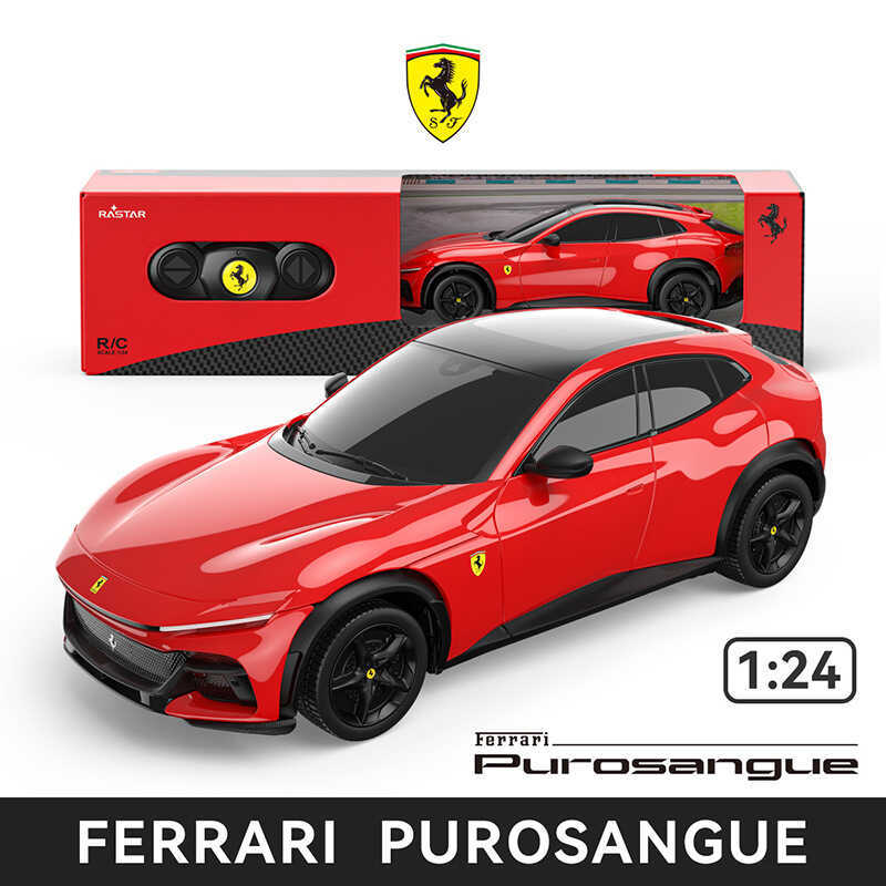 Rastar Star Porsche Purosangue เด็กรีโมทคอนโทรลของเล่นรถ Handle Supercar Racing รถจําลอง