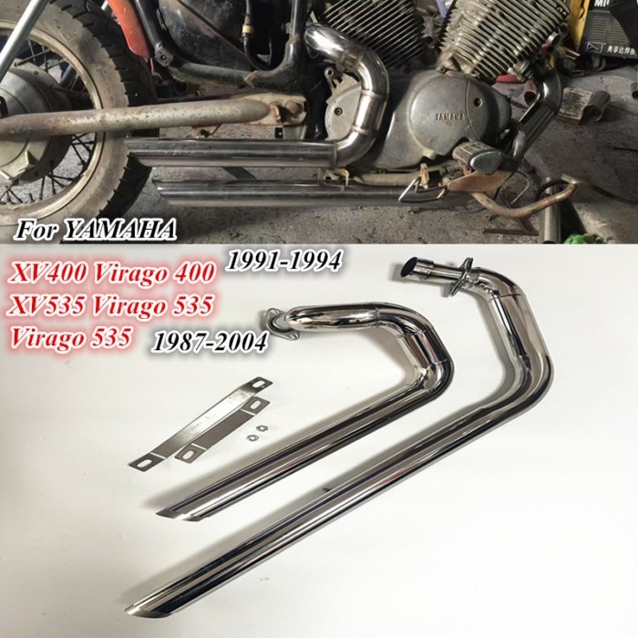 For Full YAMAHA XV400 Virago 400 1991 - 2004 and YAMAHA XV535 Virago 535 1987 - 2004 motorcycles ex
