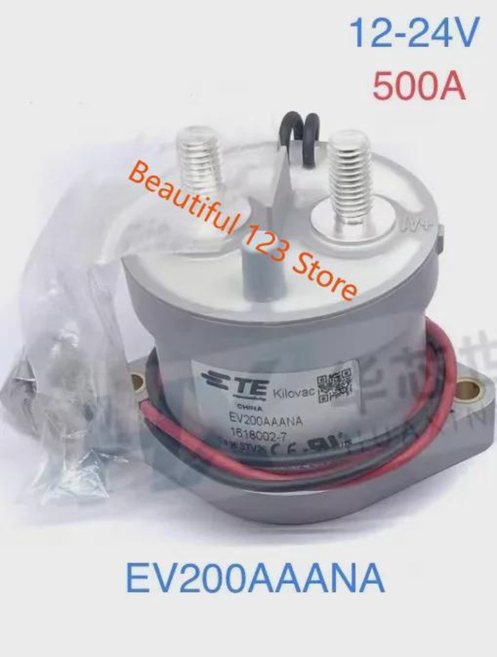 EV200AAANA 1618002-7 12-24V 500A New energy electric vehicle contactor EV200 high voltage DC Relay