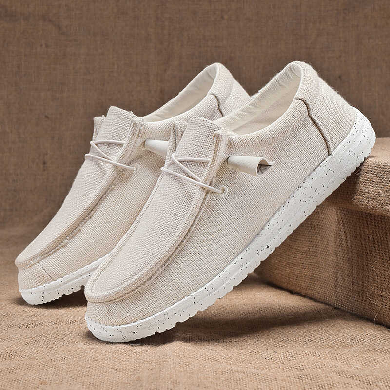 Lightweight Slip-On Flats Simple Comfortable Solid Color Soft Sole Shoes Men Shose For Sale Loafers