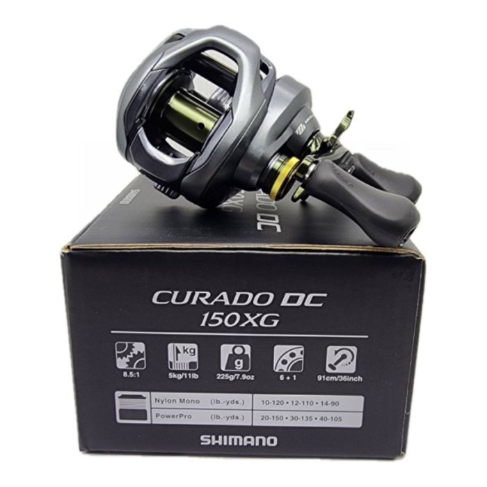 SHIMANO CURADO DC150/151HG/150XG Water Drop Reel หมุนขวา/ซ้ายสําหรับสินค้าขายดี