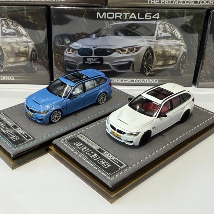 Mortal 1: 64 BMW M3 F81 CS Touring โมเดลรถจําลองโลหะผสม