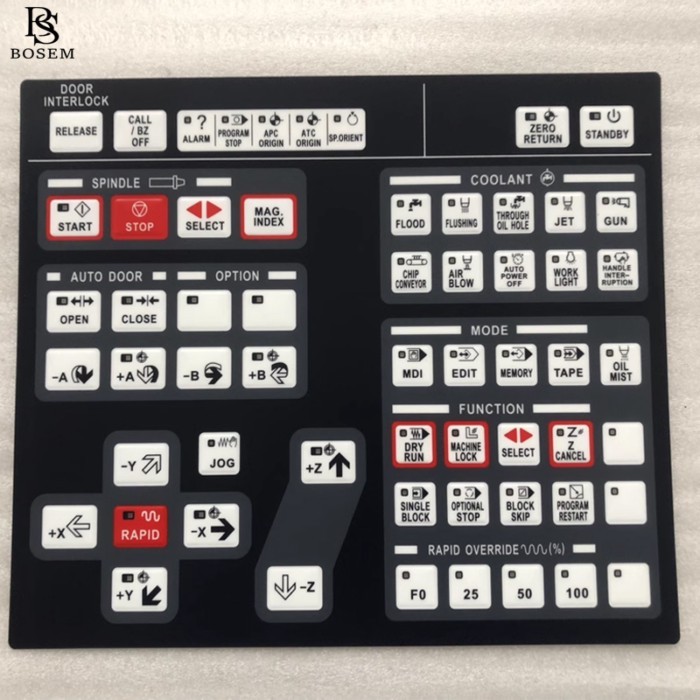 VX400 VX500 Hi-V50D Operation panel Membrane Keysheet For Hyundai Wia new
