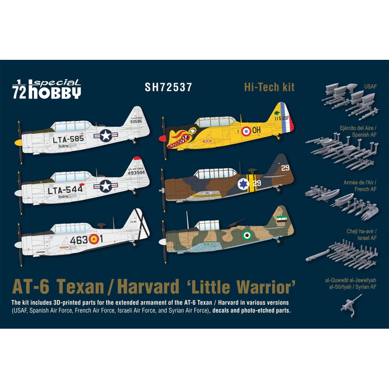 Special Hobby SH72537 AT-6 Texan / Harvard 'Little Warrior' | Hi-Tech kit 1/72 Static model kit