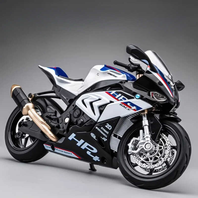 cycle Model Car Toy Alloy Diecast Light Music Shock Absorption Motor Miniature Models Kids Birthday
