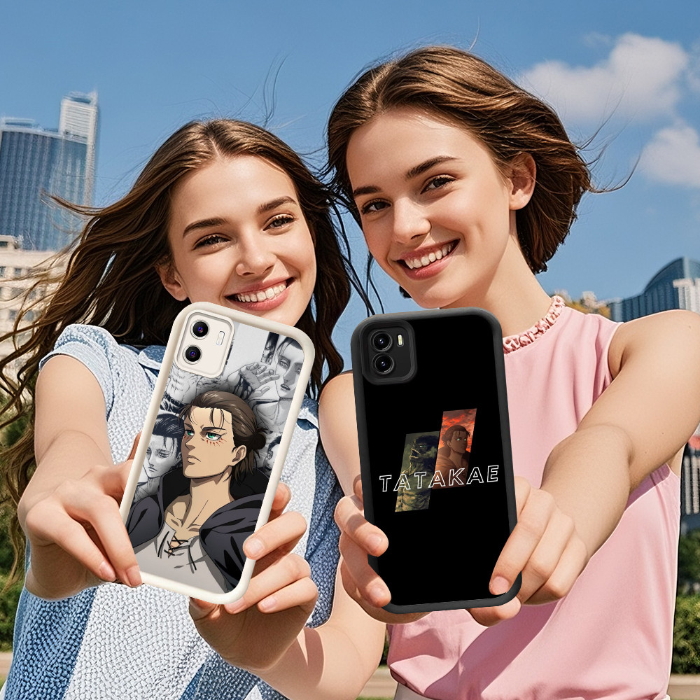 DE-12 Eren Yeager ปลอก HP สําหรับ VIVO Y53s Y51 V21E Y31 Y33 V21 Y51A Y73 Y51S 2020 2021