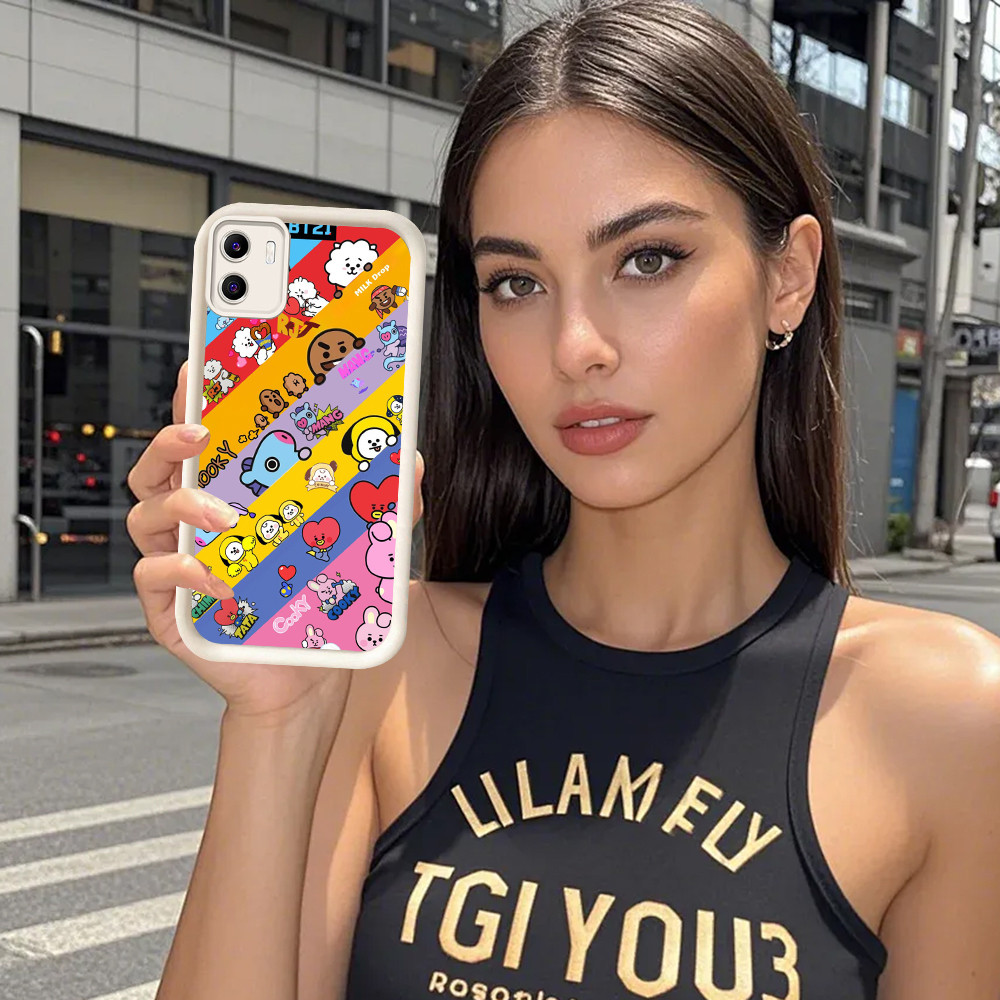 DE-5 BTSปลอกHPสําหรับVIVO Y53s Y51 V21E Y31 Y33 V21 Y51A Y73 Y51S 2020 2021