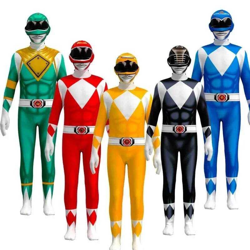 C Adult Morpher Erhero Samurai Sentai Shinkenger Rangers Cosplay Fantasia Halloween Costume For Men