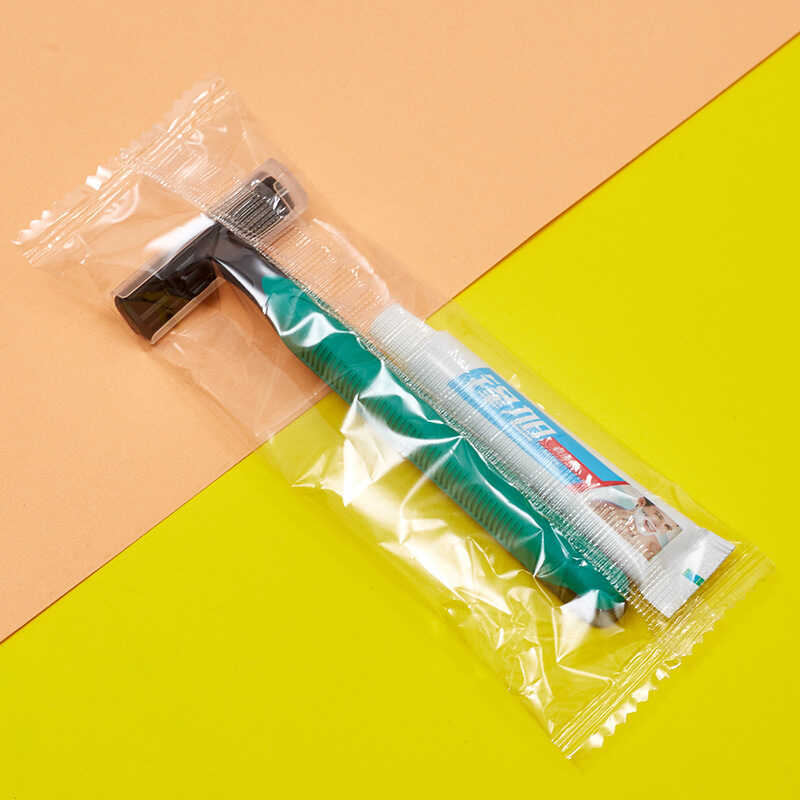 Travel Hotel มีดโกนแบบใช้แล้วทิ้งพร้อมครีม Simple B & B Hotel Bath Manual Razor chenl2