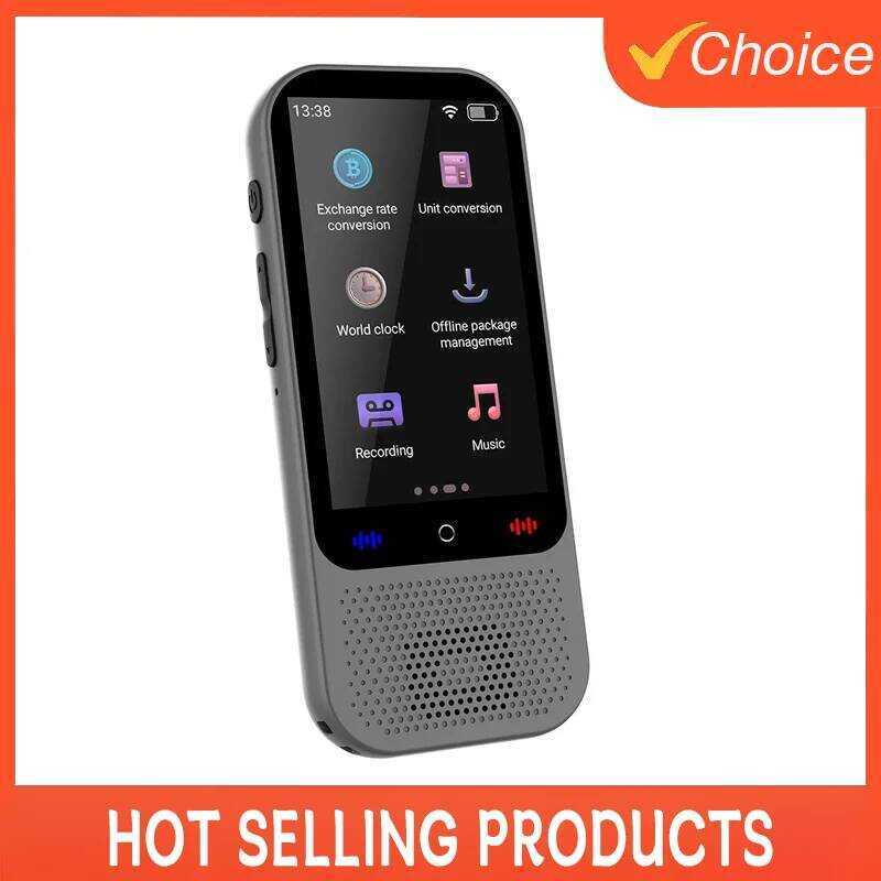 S80 Pro การแปล hine 138 Langge การบันทึกอัจฉริยะ 19 Offline แชทแบบเรียลไทม์ GPT AI Vo Photo Translat