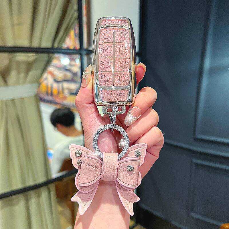 เหมาะสําหรับ Genesis Genesis High-End ฝาครอบกุญแจ G70G80/GV80GV70 ใหม่โลหะผสมสังกะสีหัวเข็มขัดรถ