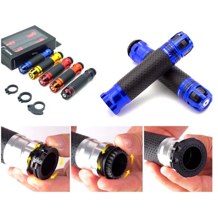 Motorcycle 22mm Throttle Grip Handle Handlebar Modified CNC Handlebar Throttle Turn Grip Scooter Di