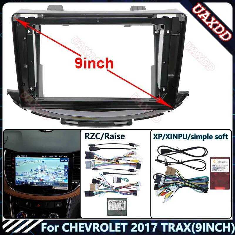 เครื่องเล่นวิทยุ Android สเตอริโอสายรัดหน้าจอ Accessorie นําทางแดชบอร์ดสายกรอบ Canbus สําหรับ Chevro