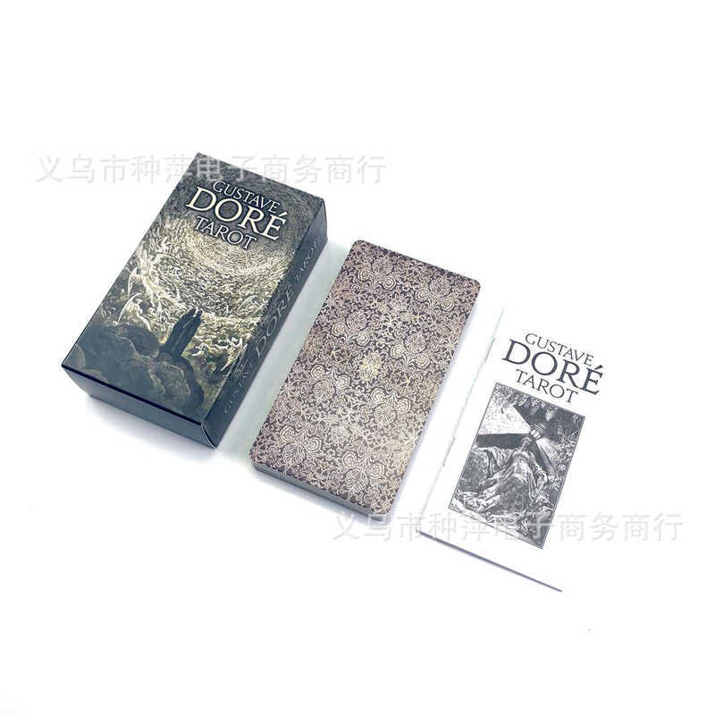 คู่มือกระดาษ 11.3 * 6.3 ซม. Gustave Dore Tarot Gustave Dore Tarot