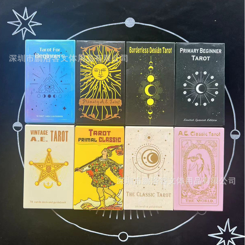 2023 Waite Tarot English Tarot 10.3 X6 พร้อมคู่มือกระดาษ