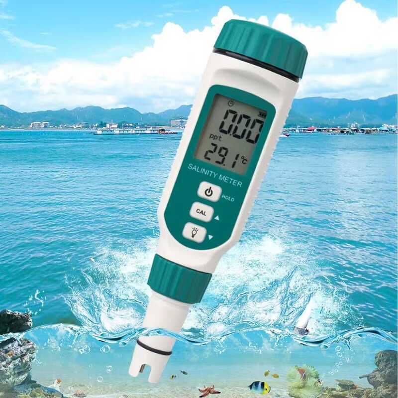 Shima AR8012 ปากกาประเภทเครื่องวัดความเค็มห้องครัวน้ําตุ๋นน้ําทะเลเพาะเลี้ยงสัตว์น้ําเกลือจัดเลี้ยงเ