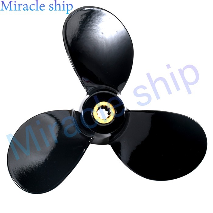 Propeller 7 1/2x7 Fit Suzuki Outboard Engine 4T DF4 DF5 DF6 10 Tooth Spline RH 58110-91JN0-019 boat