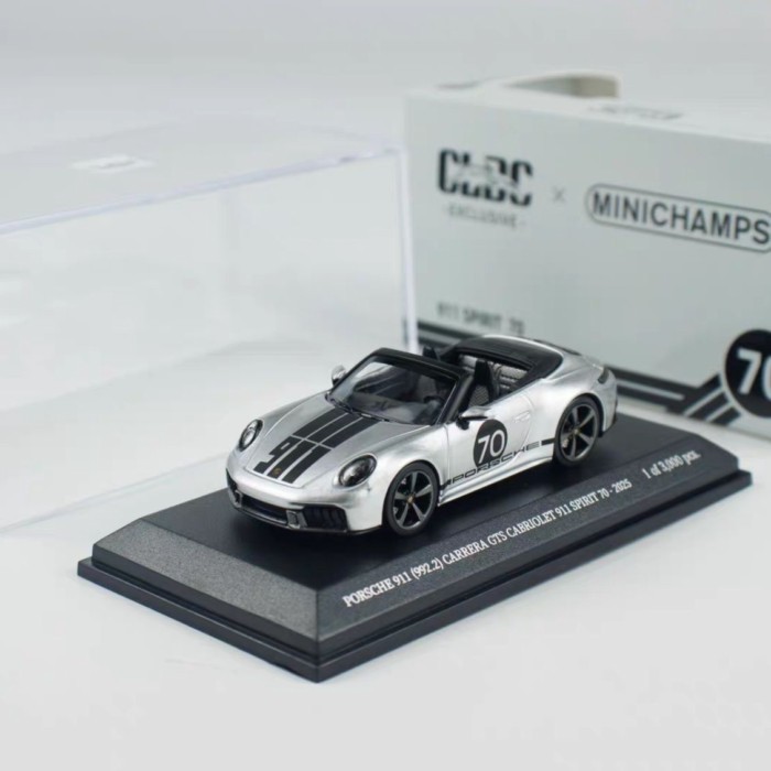 Mini Cut 1/64 Porsche 911 992.2 Carrera Convertible GTS Model