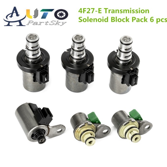 6PCS High Quality Remanufactured for Ford Focus 4F27E 4F27-E Transmission Shift Solenoid Set 48420K