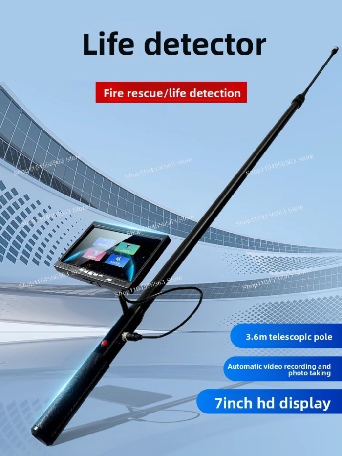 Multi-Purpose Search & Rescue Detector  HD Camera with Video & Infrared for Fire/Earthquake Rescue,