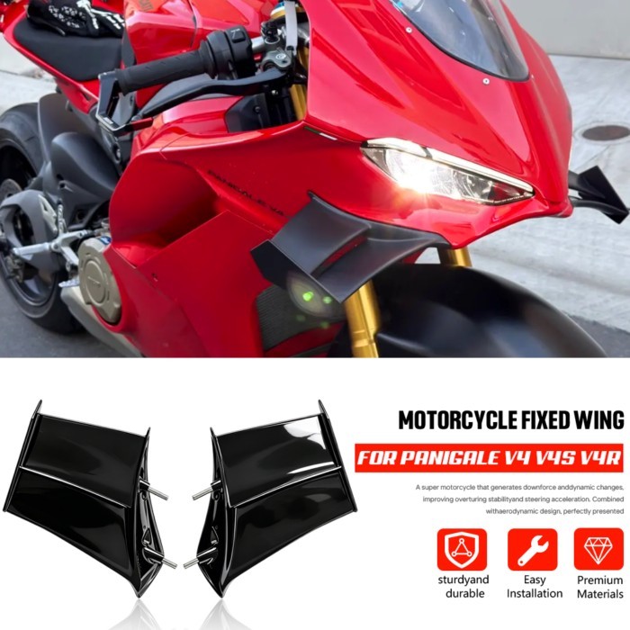 For Ducati Panigale V4 V4R V4S 2025 2026 motorcycle new aerodynamic wing, side wing, aileron, wingl