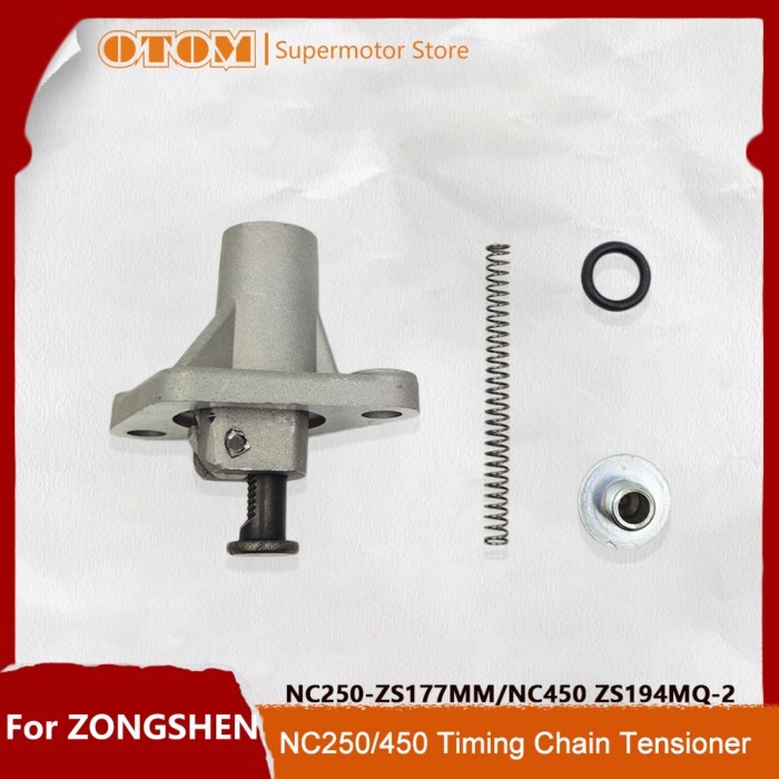 OTOM Motorcycle Engine Timing Chain Tensioner For ZONGSHEN NC250 ZS177MM NC450 ZS194MQ-2 RX3 KAYO T