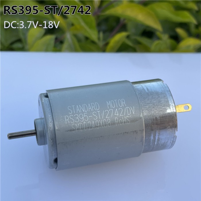 3.7V-18V 13650 rpm DC Motor Carbon Brush High Torque Magnetic Electric Motor, Sprayed Rotor for Toy