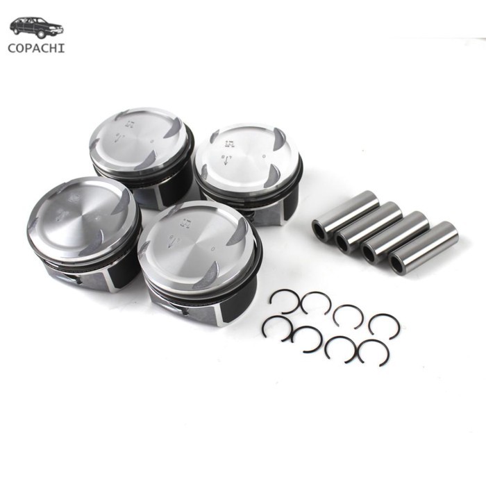 4 Car Pistons&Rings Set Φ82mm for 1.8L Mercedes-Benz W203 W204 A209 C200K M271 2710306617 271030002