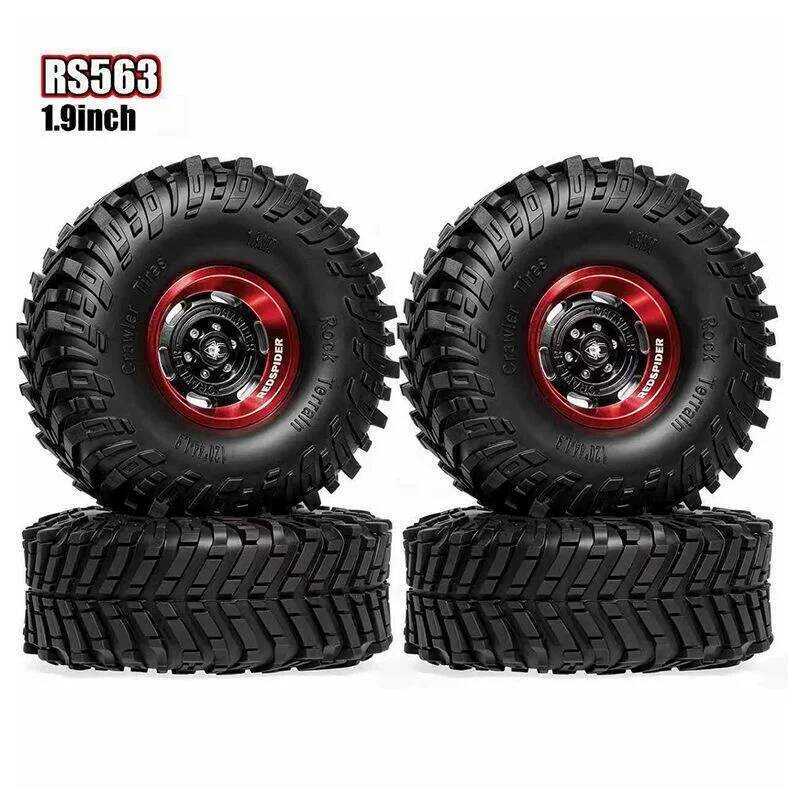 1.9 1/10ยางล้อโลหะขนาด นิ้วสำหรับรถปีนเขา Axial Trx4 Scx10 รุ่นที่สาม Cj7 Jeep Weili