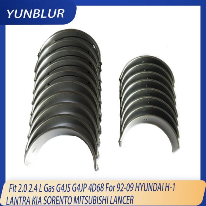 Engine Parts Main & Con-rod Bearing Fit 2.0 2.4 L Gas G4JS G4JP 4D68 For 92-09 HYUNDAI H-1 LANTRA K