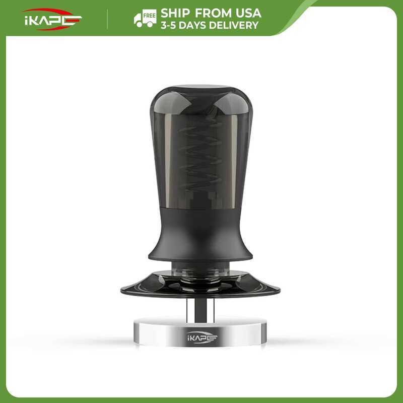 offee 30 lbs constant pressure,Spring-loaded Calibrated 51/54/58mm Tamper with Stainless Steel Base