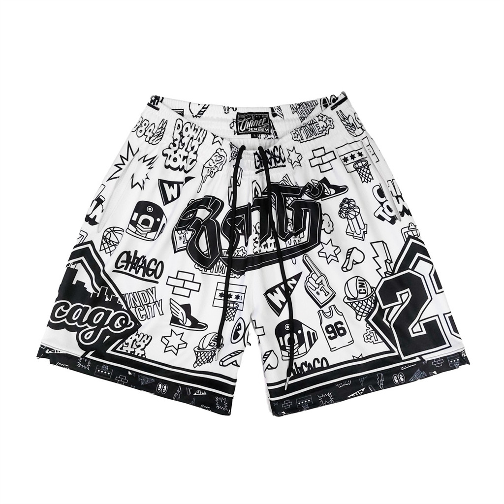กางเกงกีฬาบาสเก็ตบอล Chicago Collection พลัสไซส์