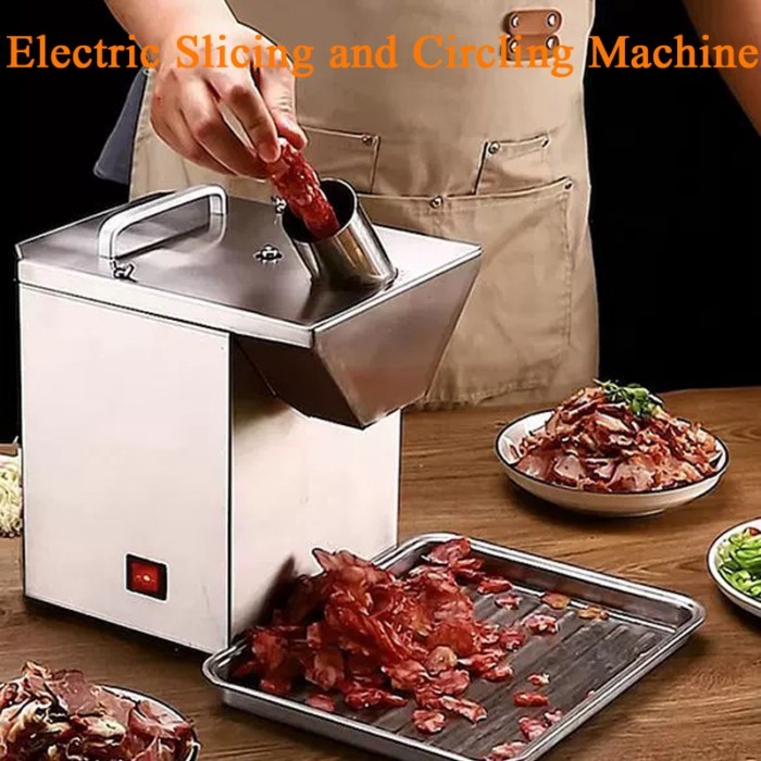 Fruit Slicer Home Restaurant Multifunctional Vegetable Cutter Commercial Tomato Slicing Machine Ele