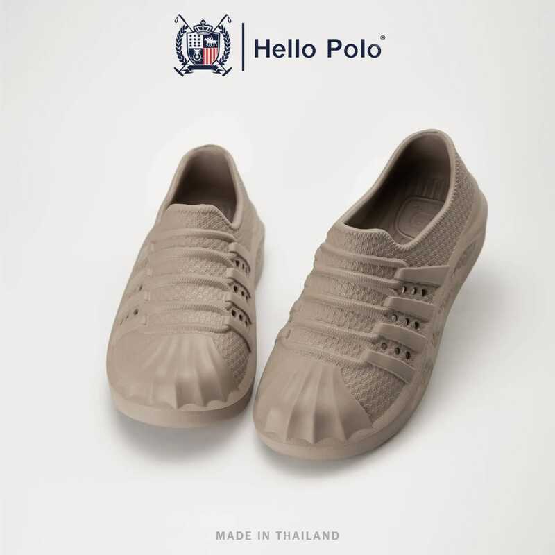 Hello Polo รองเท้าสลิปออน รองเท้าแบบสวม รองเท้าเพื่อสุขภาพ สำหรับผู้ชายและผู้หญิง EVA นุ่มสบายเ