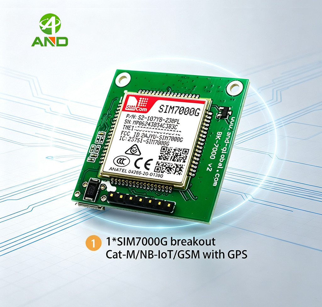 และ SIM7000G Breakout Board LTE Cat‐M1 NB‐IoT GSM GPRS GNSS GPS Module Global Band LTE-FDD TDD‐LTE I