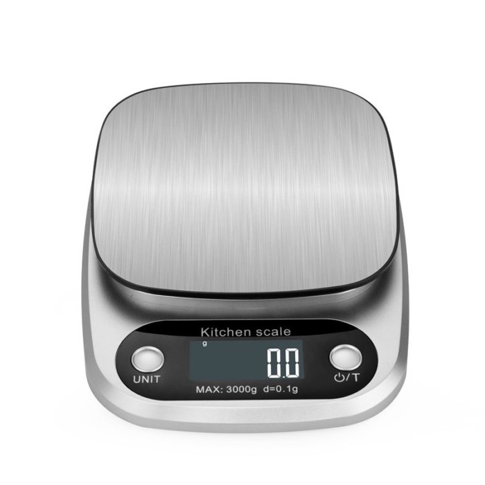 Electronic Kitchen Scale 3 Digital Weighing (kg) Multifunction LCD Kitchen Household Scale Measurin