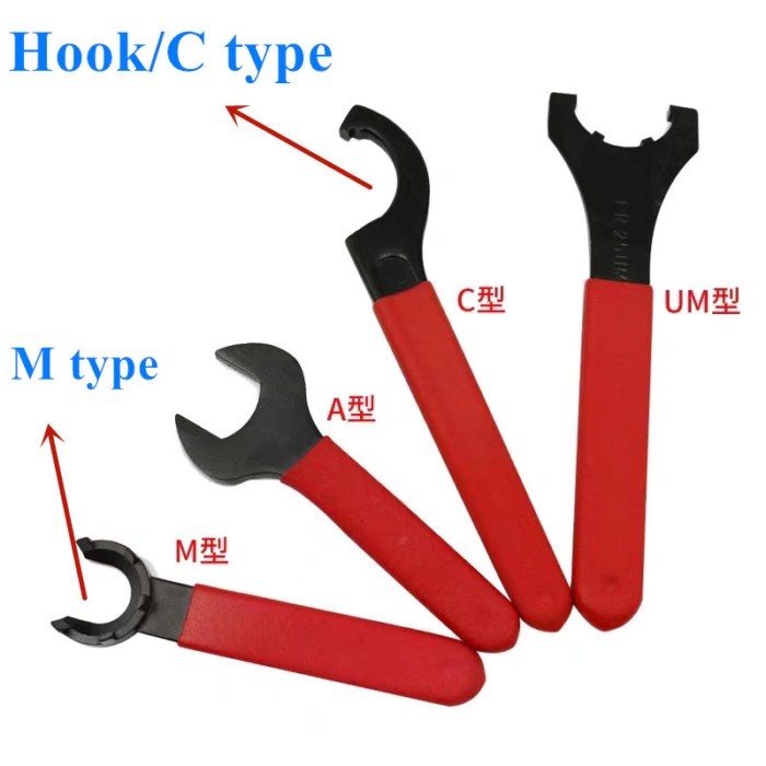 ER11 M/A type collet spanner for ER11-M/A clamping nut, ER11 collet wrench. Use hard steel to ensur