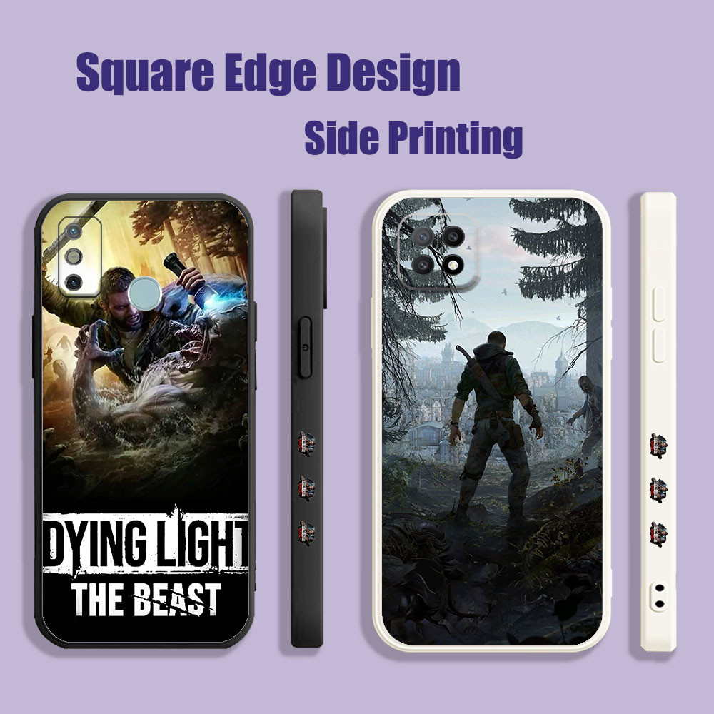 ปลอกสําหรับ iPhone 6 8 Plus 11 Pro 12 13 Pro Max Se Dying Light The Beast KLS05 เคสโทรศัพท์ขอบสี่เหล