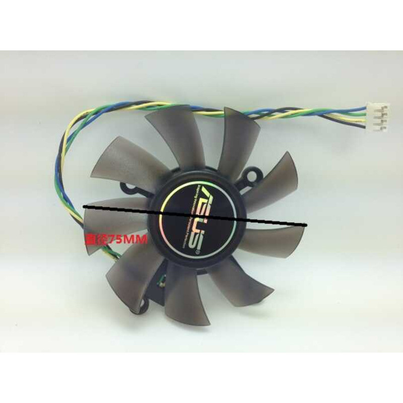 Asus 450 GTX460 550TI 560 HD4790 6670 6850 7770 7780 พัดลมการ์ดกราฟิก