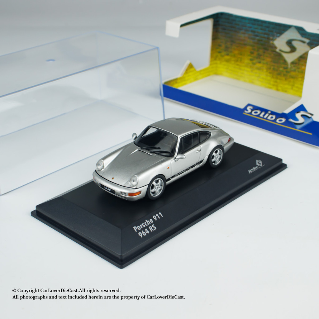 Solido 1: 43 PORSCHE 964 RS PORSCHE รถรุ่นผลิตภัณฑ์สําเร็จรูปตกแต่งคอลเลกชัน