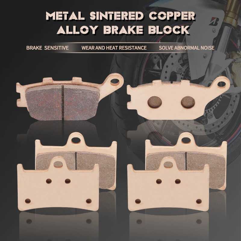 C Front And Rear Brake Pads For Yamaha Fz6 Fz8 Fazer 8 Yzf600 R6 YZF R6sz1 Fazer FZS 1000 YZF R1 Mt