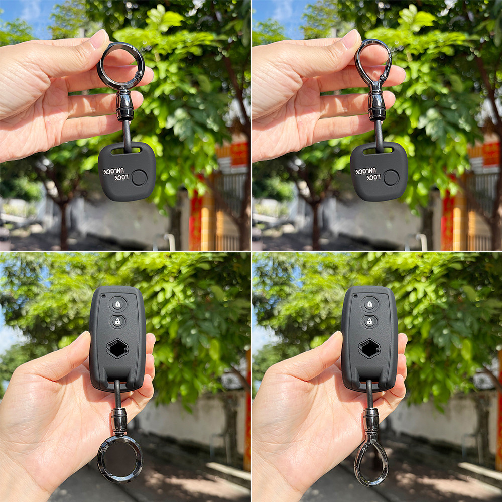 ฝาครอบกุญแจรถพวงกุญแจสําหรับ Suzuki SX4 Grand Vitara 2007 XL-7 กีฬา Scorss Swift 2010 DA64V DA17v Mi