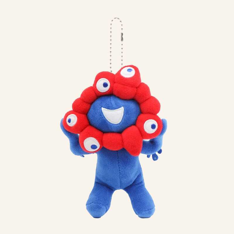 ตุ๊กตาและปิน Myaku ของ mascots สำหรับ Osakayo Expo 2025