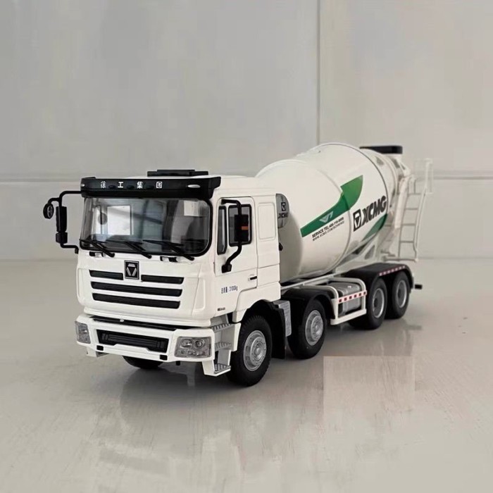 1: 35 Xu Construction Construction Weiying Mixer Truck Model คอนกรีต Transporter Alloy Truck Enginee