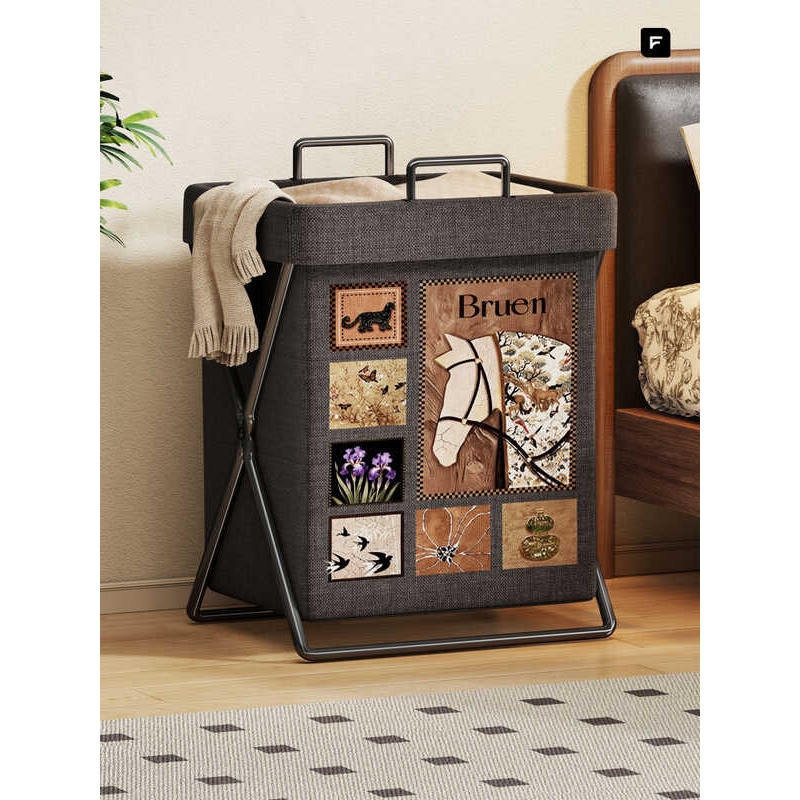 ☃ Foldable High-Aesthetic Dirty Clothes Basket